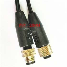 M8防水线，迷你防水插头，IP67,IP68防水线，信号传输佳